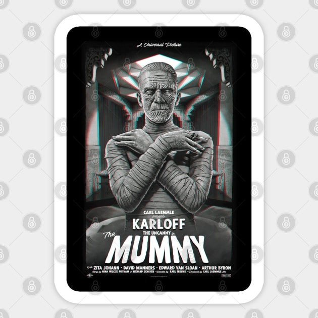 The Mummy Sticker by aknuckle